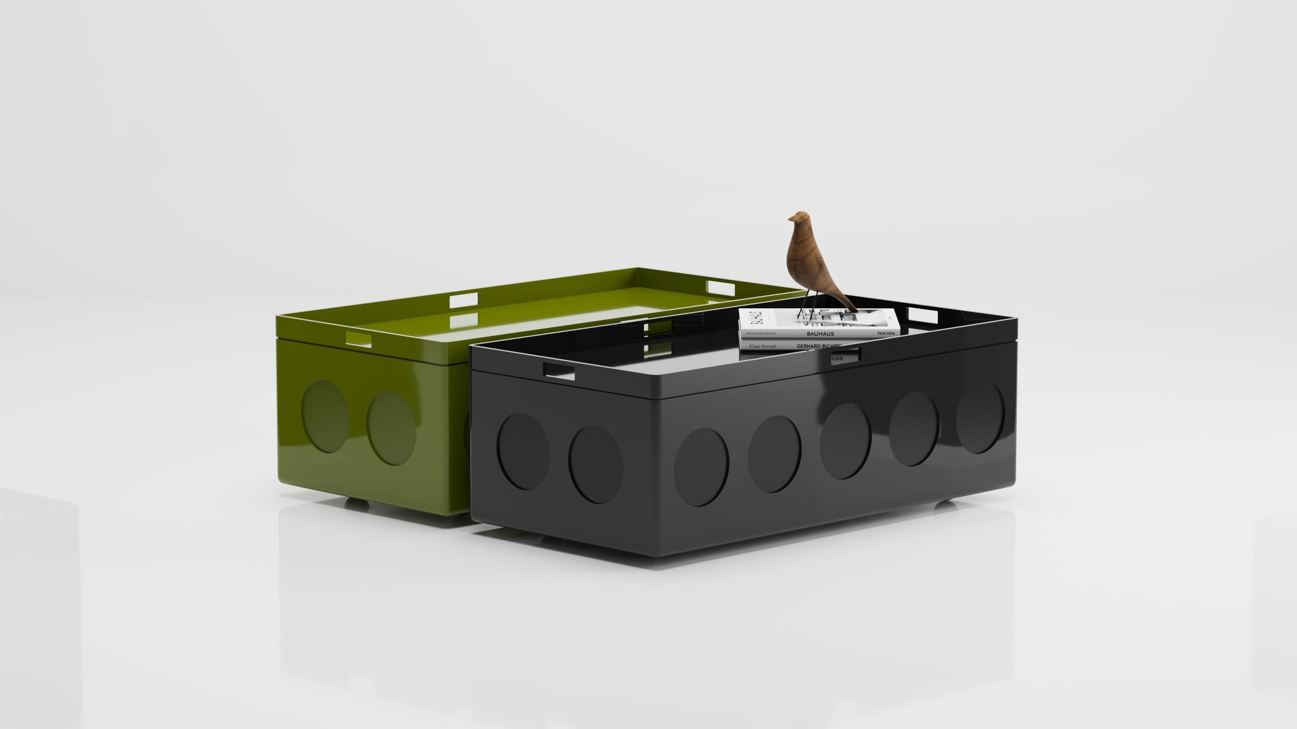 Contemporary Bobo Large Box (Green) For Sale