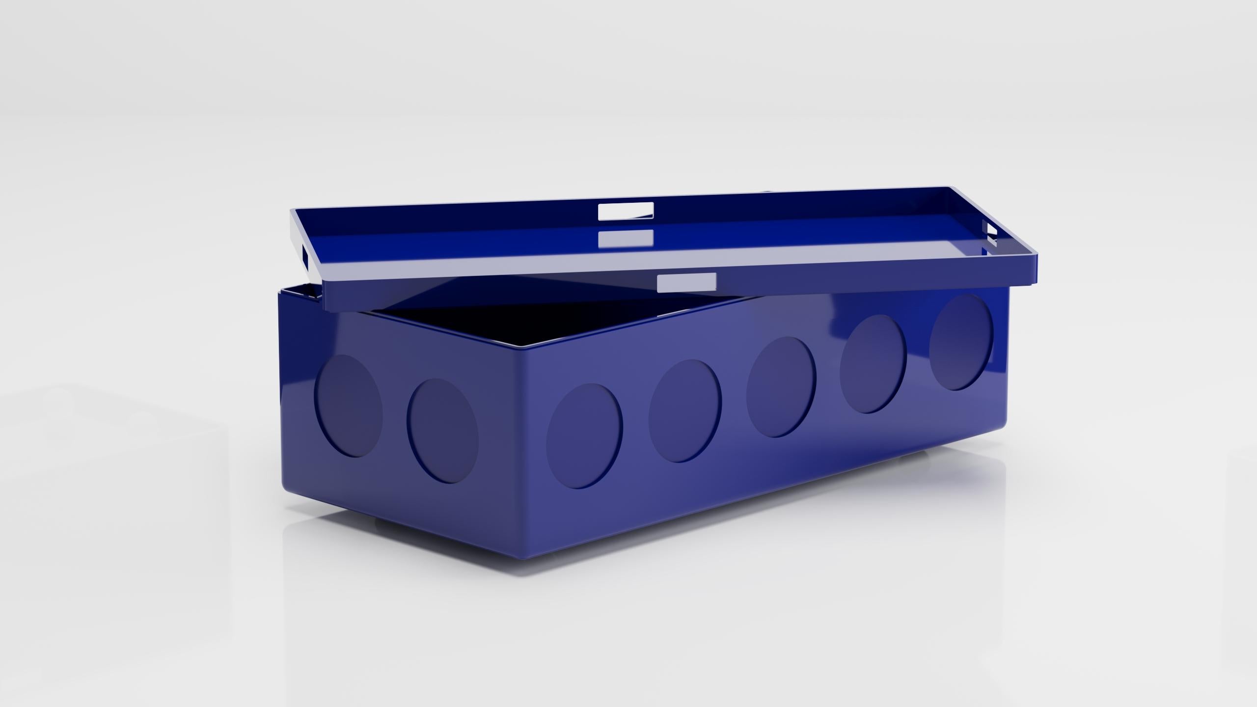 Turkish Bobo Large Box (Navy) For Sale