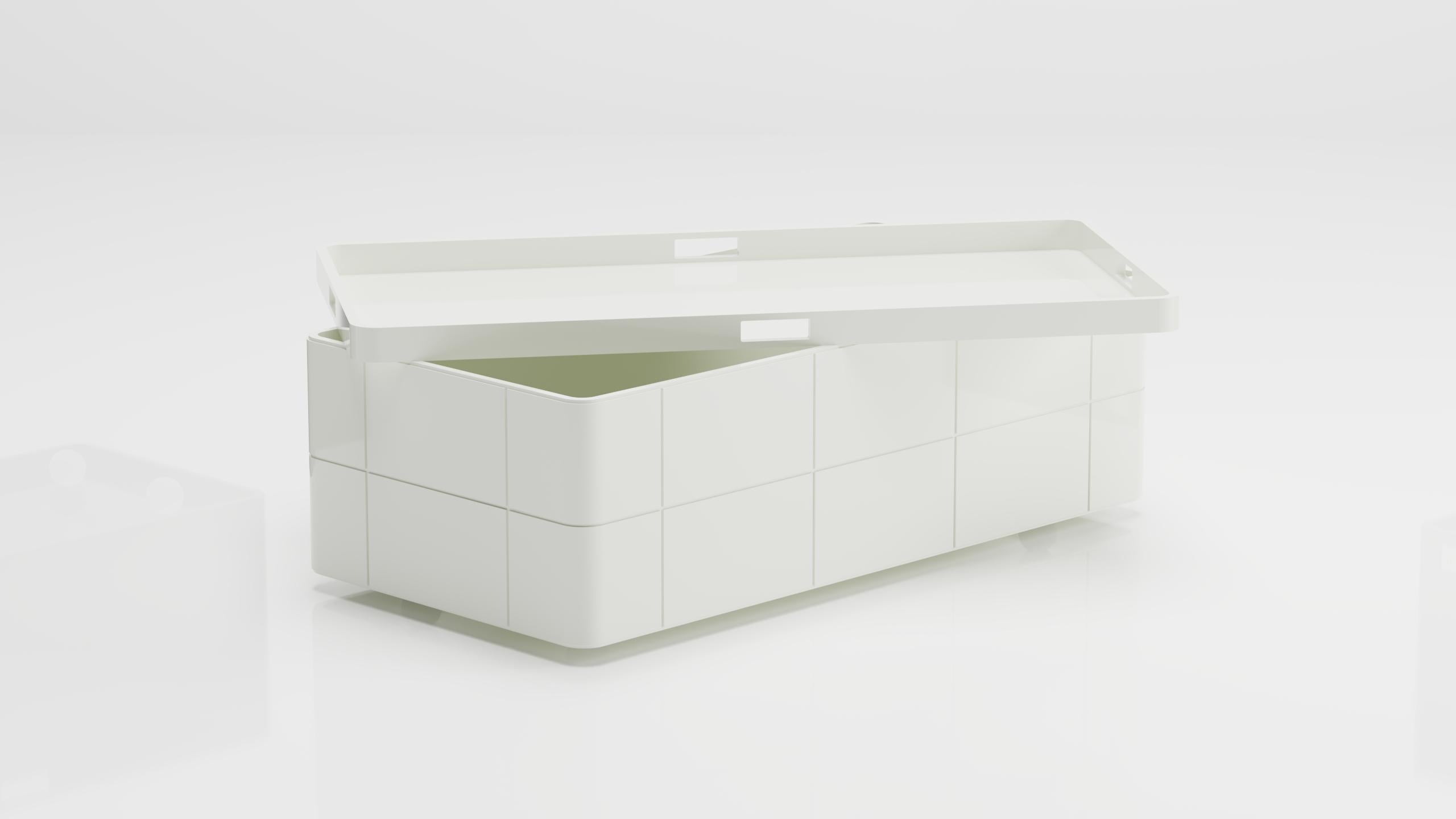 Turkish Bobo Large Box (White) For Sale