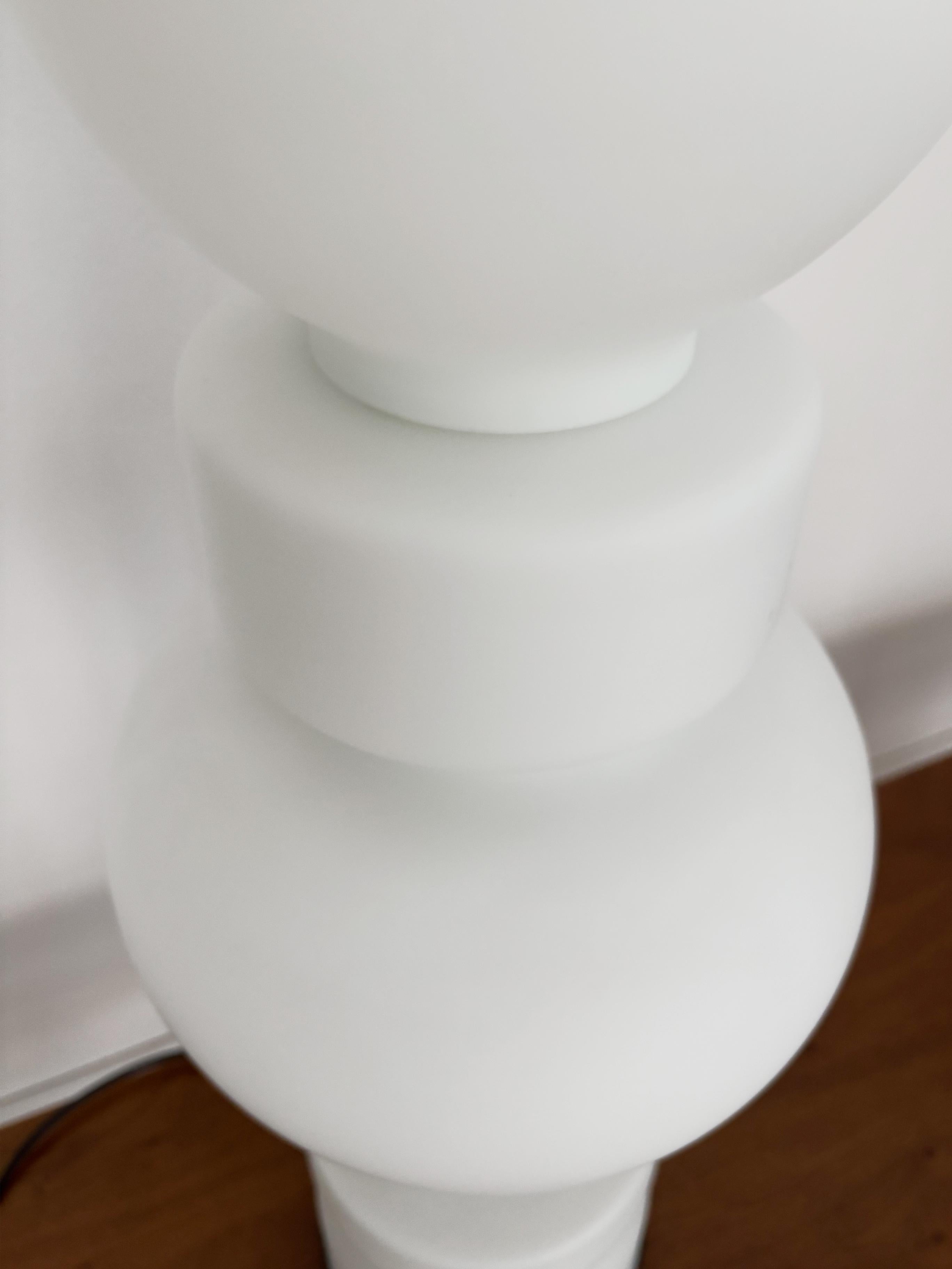 Bobo Piccoli für Fontana Arte, Italienische Mid-Century-Tischlampe „Re“ aus Glas, 1960er Jahre im Angebot 1