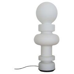 Bobo Piccoli per Fontana Arte Lampada da tavolo in vetro "Re" 1960s