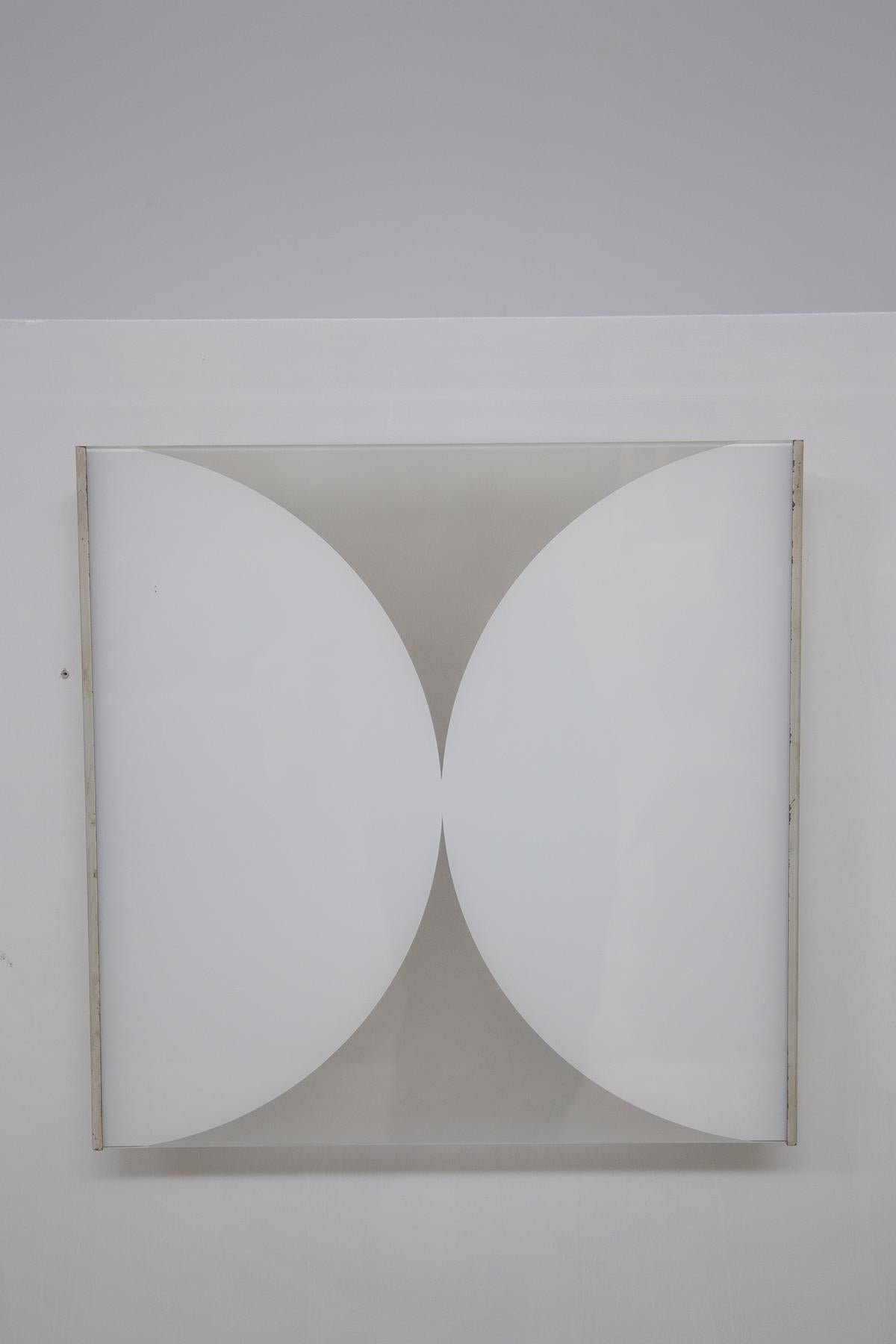 Bobo Piccoli Wall Light for Fontana Arte, nine wall lamps white For Sale 3