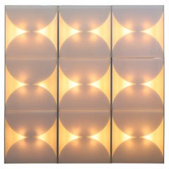 Bobo Piccoli Wall Light for Fontana Arte, nine wall lamps white