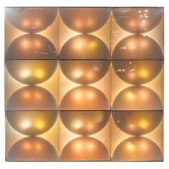 Bobo Piccoli Wall Light for Fontana Arte, nine wall lamps white