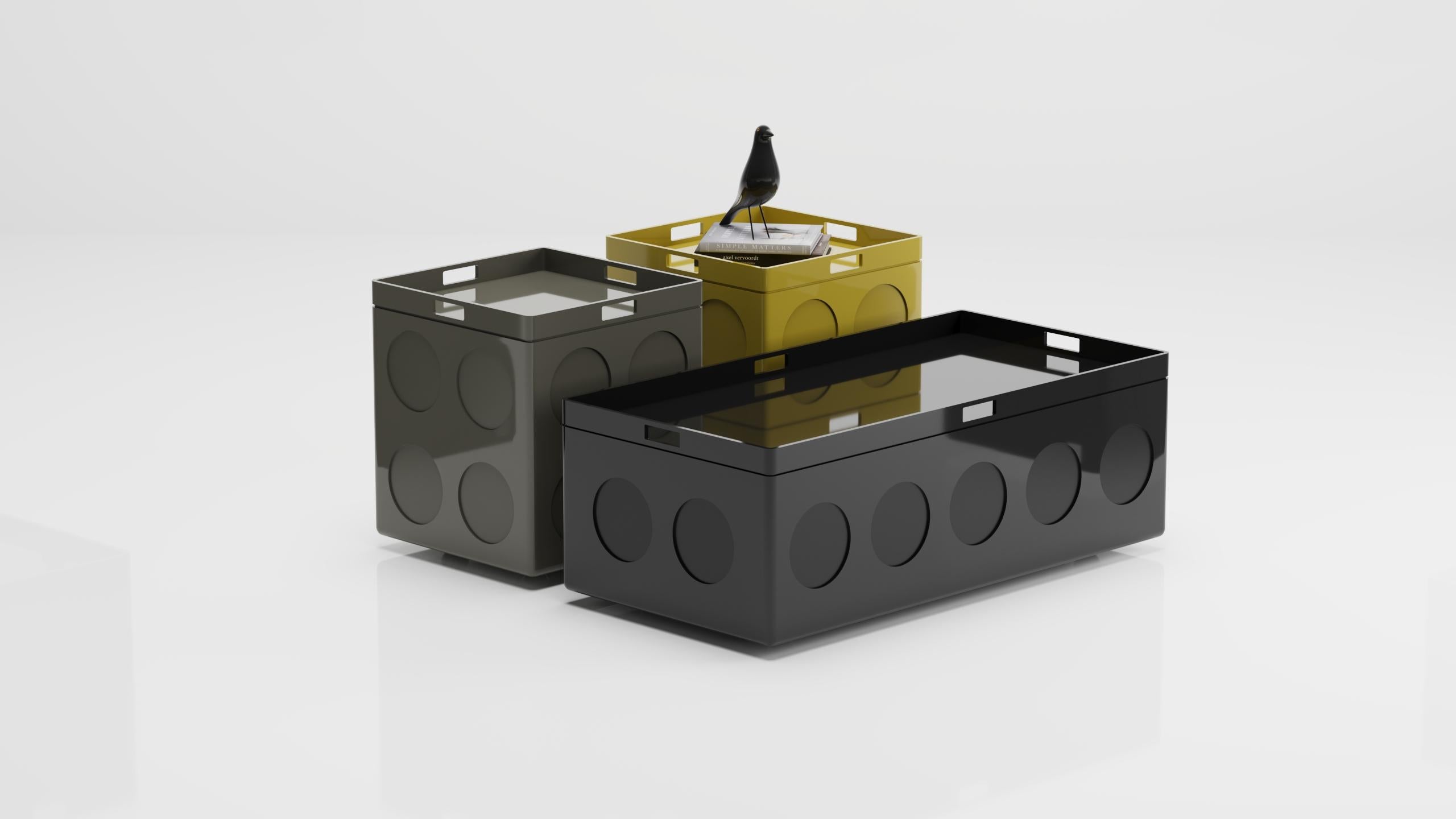 Bobo Small Box (Mustard) In New Condition For Sale In Bilkent, TR