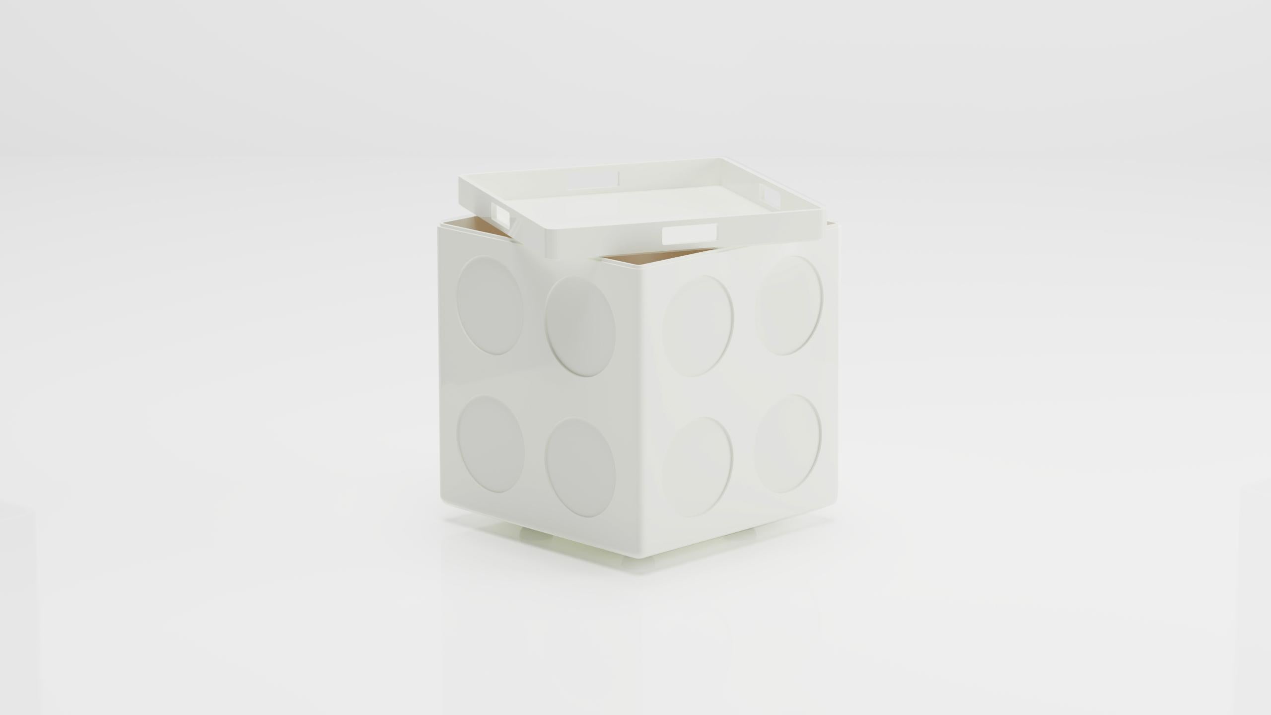Caja Bobo Pequeña (Blanca) Turco en venta