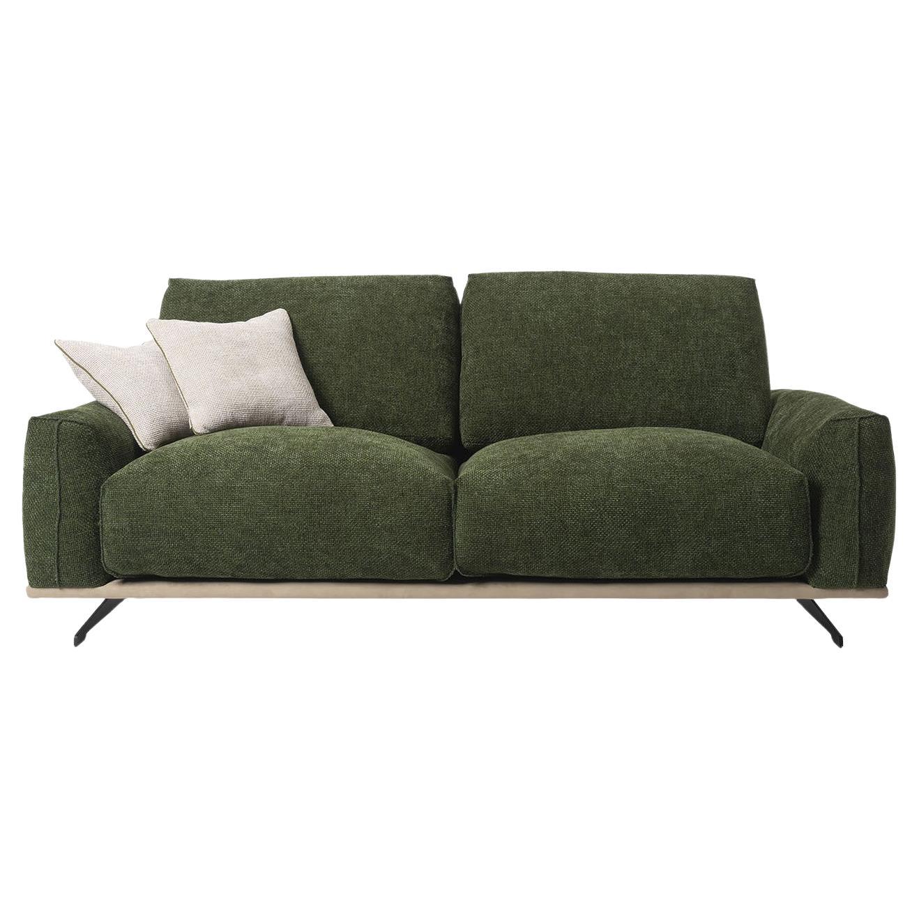 Boboli green sofa by Mantellassi 1926 For Sale