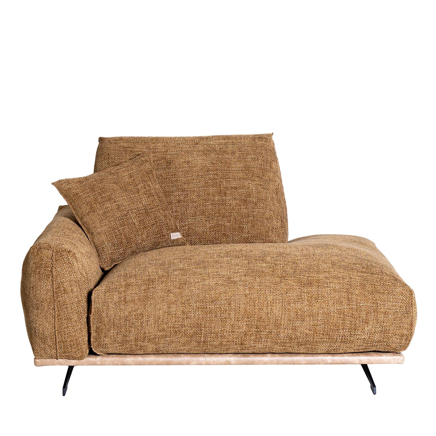 Boboli dormeuse giallo ocra con base marrone chiaro di Mantellassi 1926 in vendita 1
