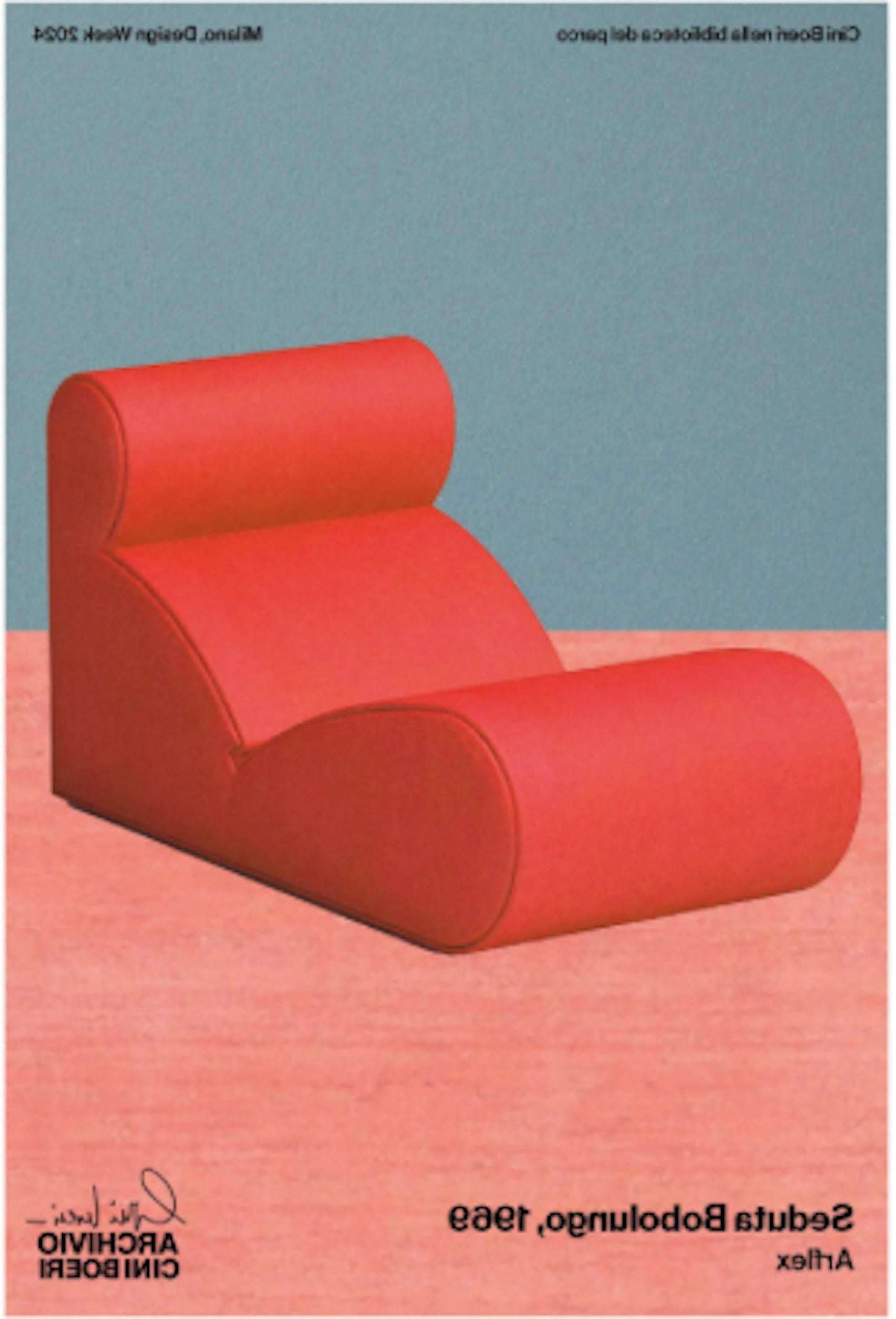 Boborelax Chaise Longue by Cini Boeri for Arflex, Italy (First Edition) In Good Condition In Argelato, BO
