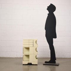 Boby Joe Colombo Servierwagen für Bieffeplast