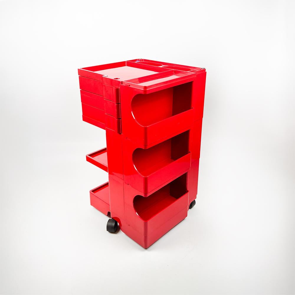 Modern Boby trolley designed by Joe Colombo for Bieffeplast, 1970. For Sale