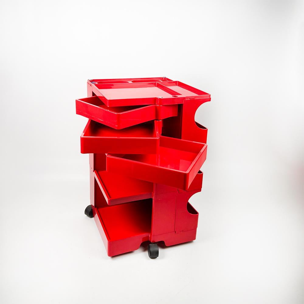 Boby trolley designed by Joe Colombo for Bieffeplast, 1970. In Good Condition For Sale In FERROL, ES