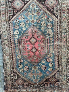 Bobyrug’s antique distressed Kurdish rug