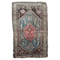 Bobyrug’s antique distressed Kurdish rug 