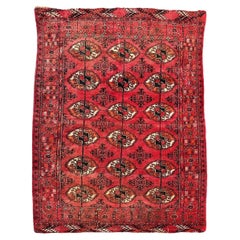 Bobyrug’s antique distressed Turkmen Bokhara rug 