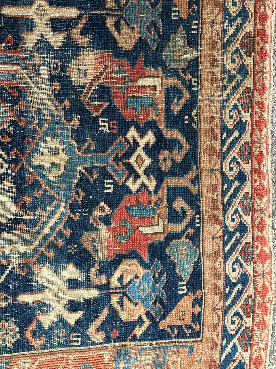 Bobyrug’s antique seychour shirvan rug For Sale 6