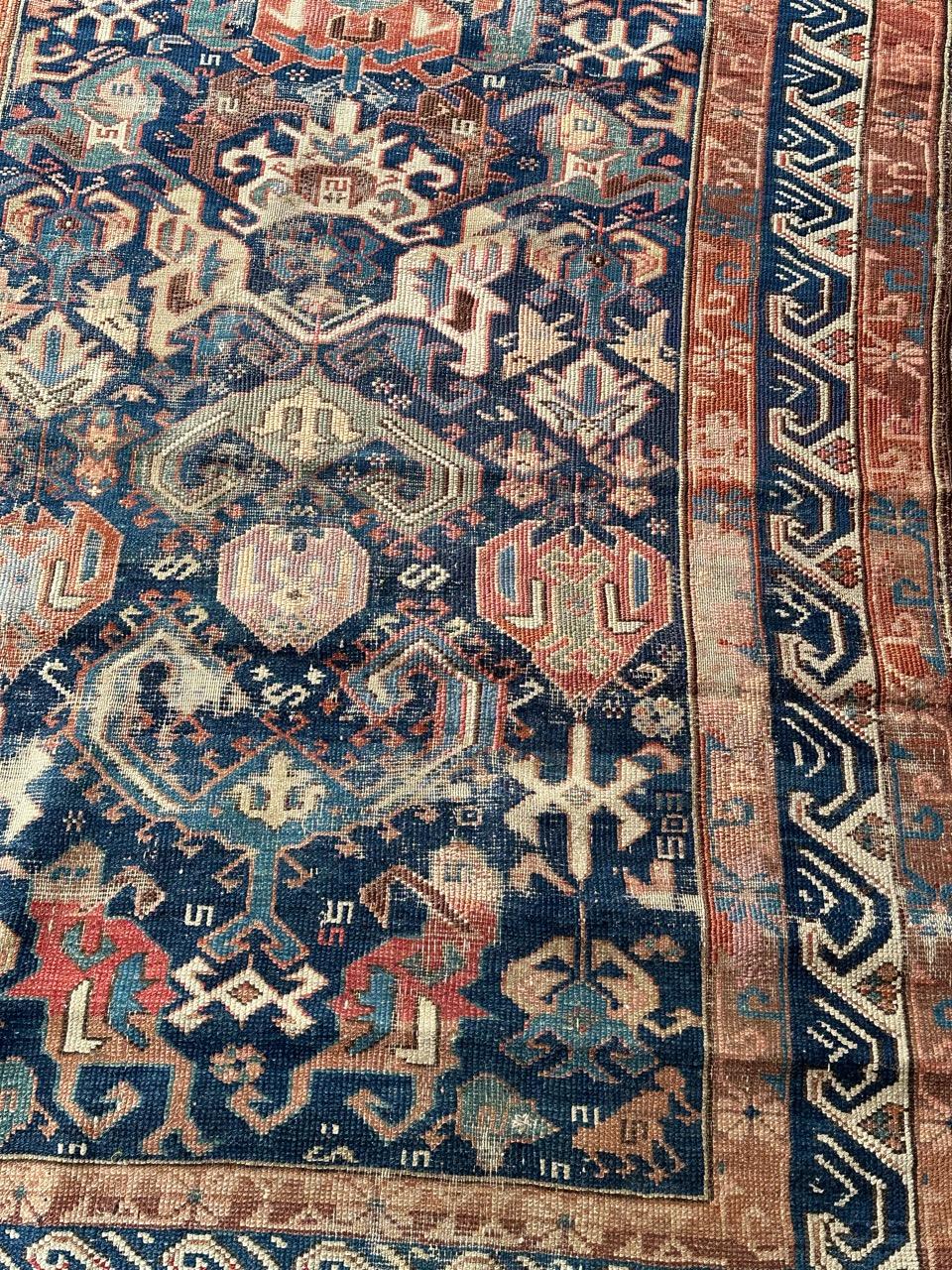 19th Century Bobyrug’s antique seychour shirvan rug For Sale
