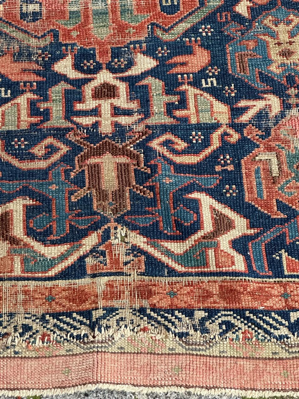 Bobyrug’s antique seychour shirvan rug For Sale 1