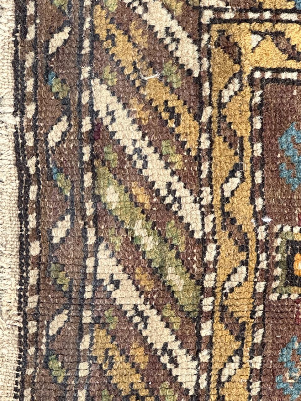 Bobyrugs antiker Schirwan Kaukasisches Teppichfragment im Angebot 6