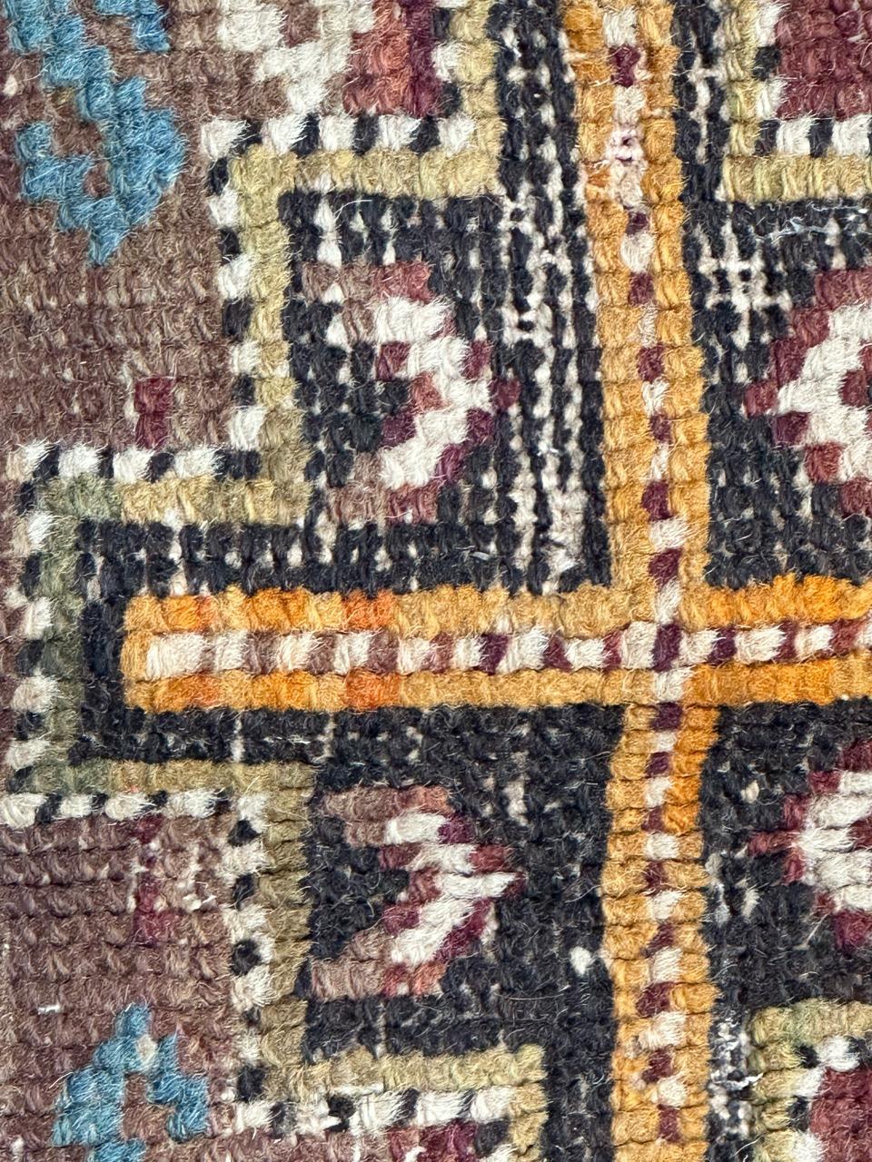 19th Century Bobyrug’s antique shirwan Caucasian fragment of rug For Sale