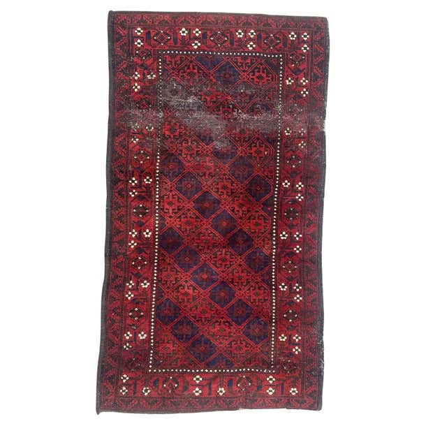 Bobyrug’s Antique distressed Tribal Turkmen Baluch Afghan Rug For Sale ...
