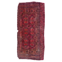  Ancien tapis turkmène Yomut Chuval Horse Cover