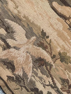 Bobyrug’s Beautiful antique French jacquard tapestry Aubusson style