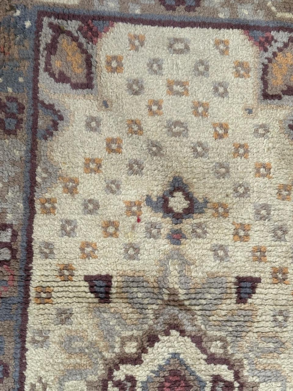 Art Deco Bobyrug’s Beautiful early 20th century European rug For Sale