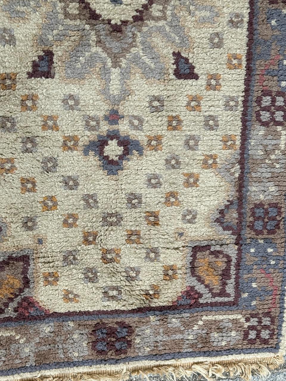 Hand-Knotted Bobyrug’s Beautiful early 20th century European rug For Sale