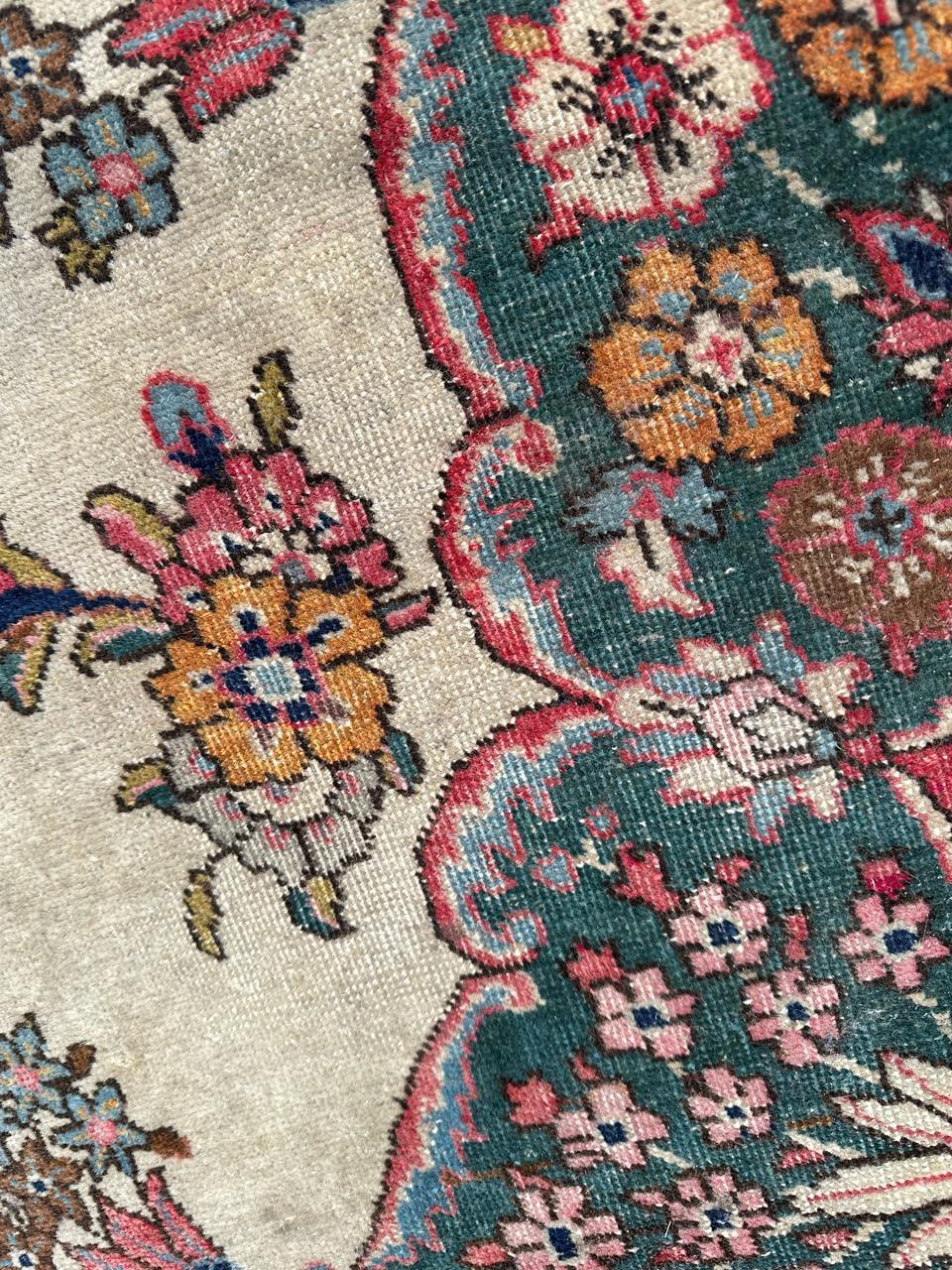 Bobyrug's Schöner großer antiker Kirman-Teppich  im Angebot 8