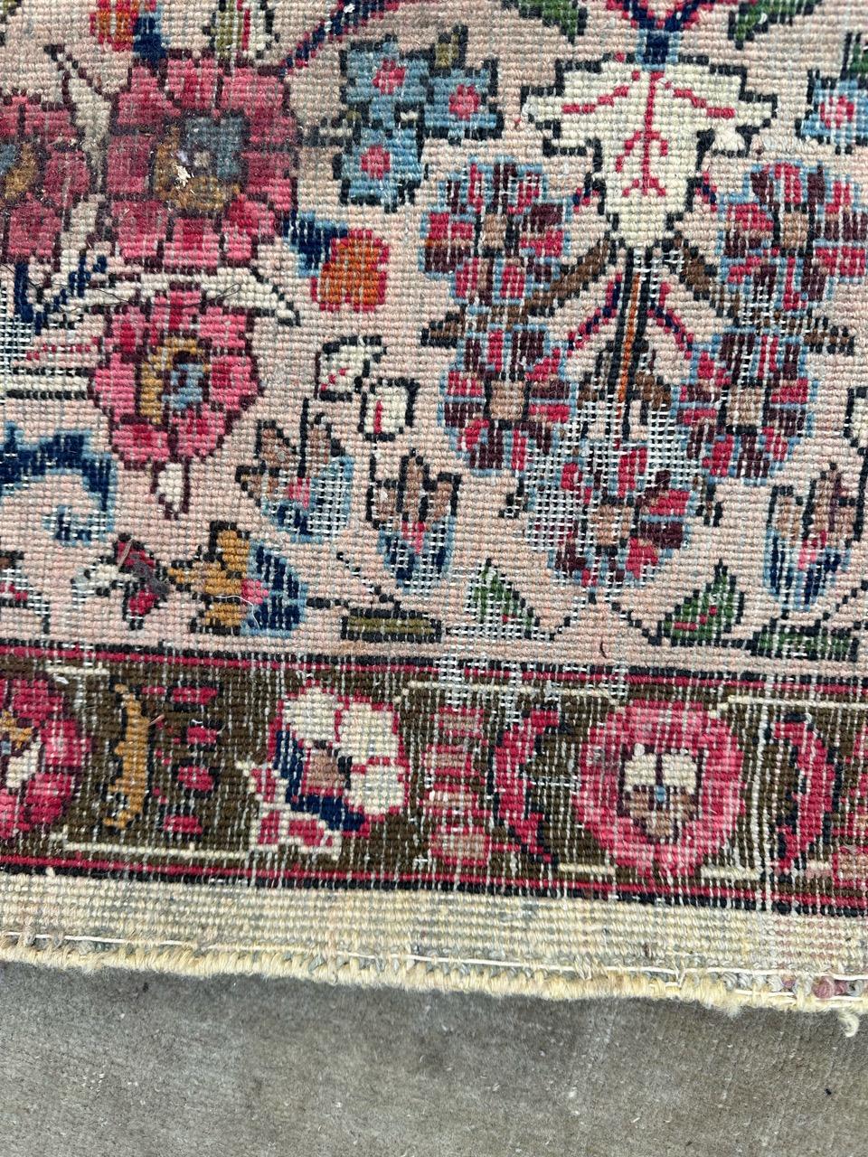Bobyrug’s Beautiful large antique Kirman rug  For Sale 9