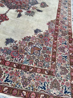 Bobyrug’s Beautiful large antique Kirman rug