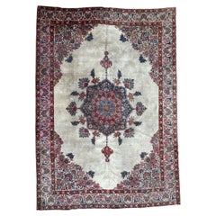 Bobyrug's Beautiful large antique Kirman rug 