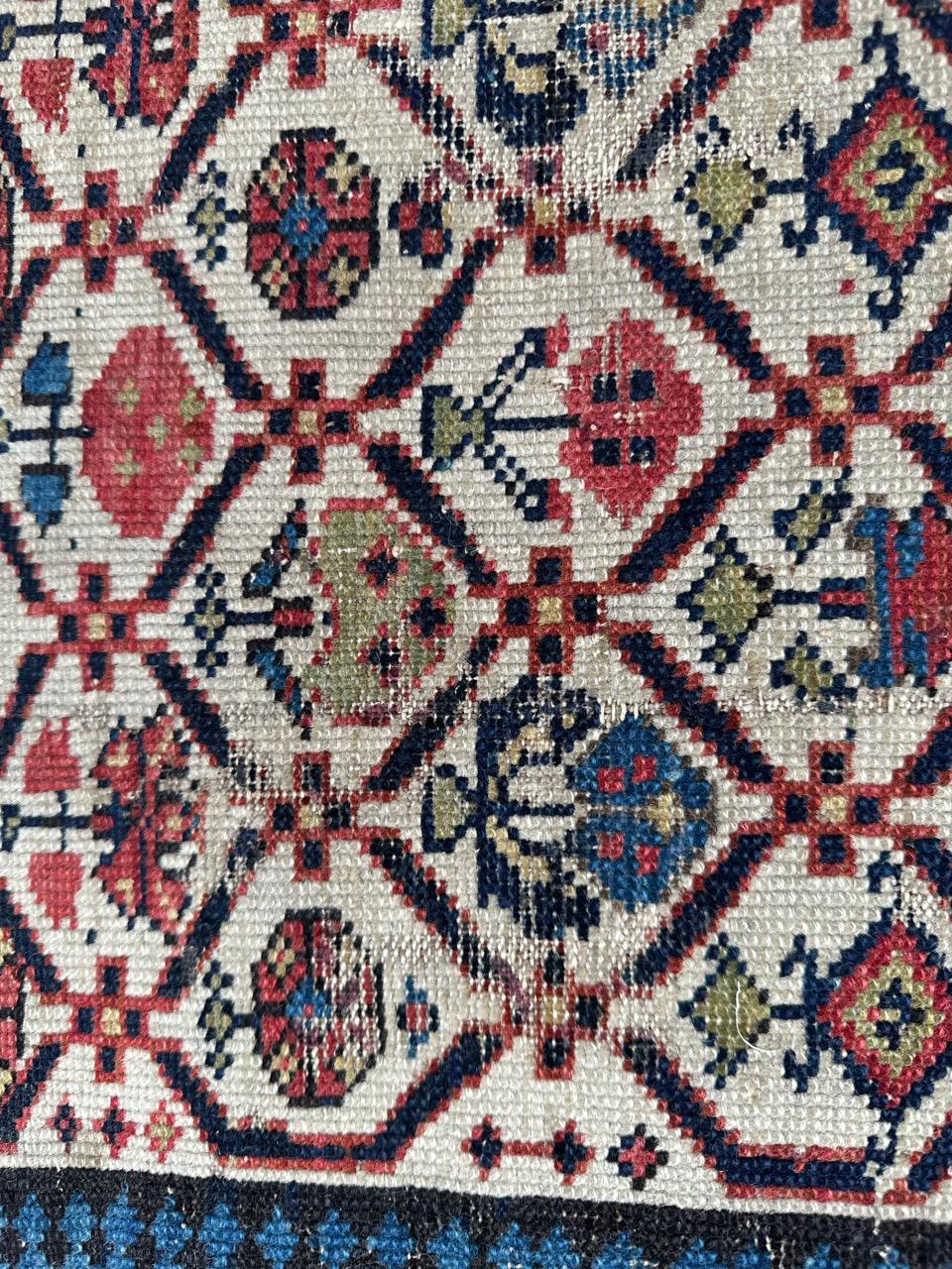 Bobyrug's Beautiful little antique shirvan daghistan rug  im Angebot 2