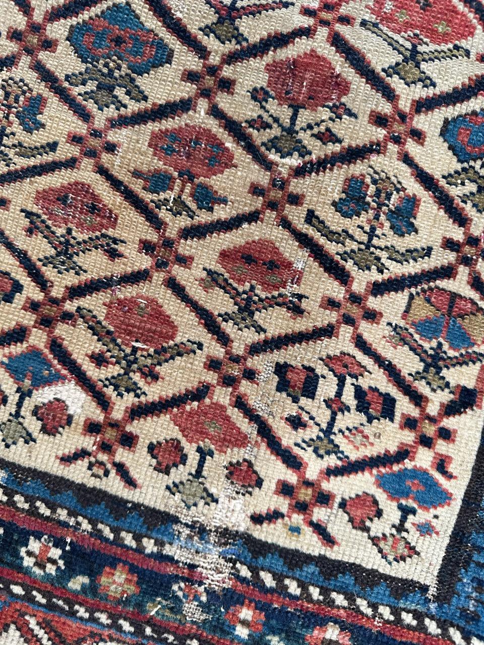 Bobyrug’s Beautiful little antique shirvan daghistan rug  For Sale 4