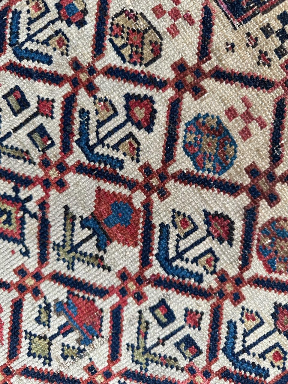 Bobyrug's Beautiful little antique shirvan daghistan rug  im Angebot 9
