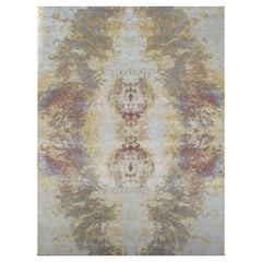 Bobyrug’s Beautiful New Hand Knotted, modern Abstract Design Rug