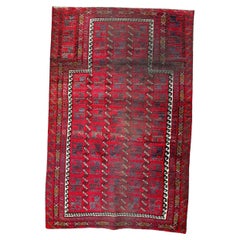 Bobyrug’s Beautiful vintage distressed Turkish rug 