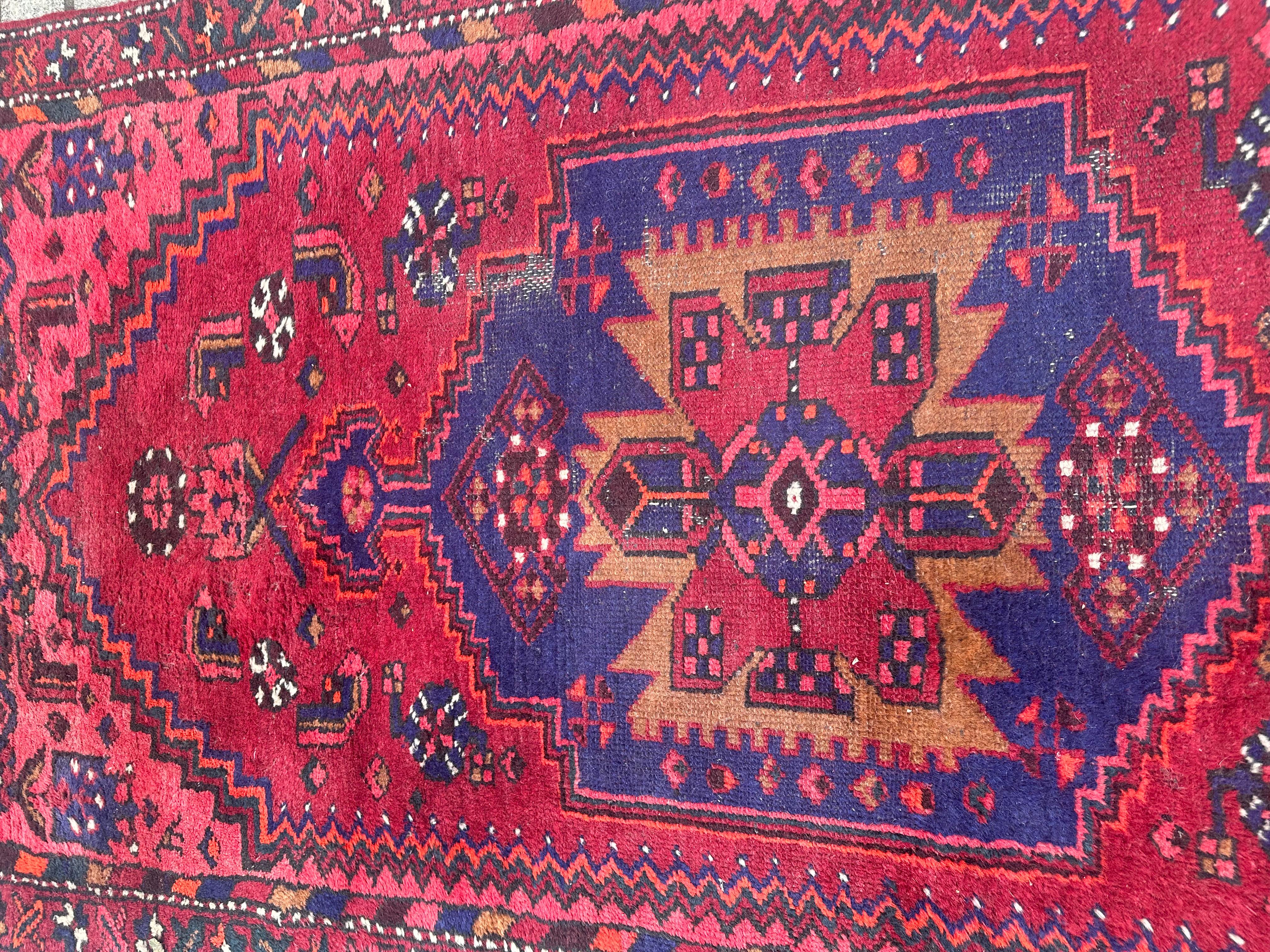 Bobyrug's Beautiful Vintage Hamadan Rug (tapis vintage de Hamadan) en vente 6