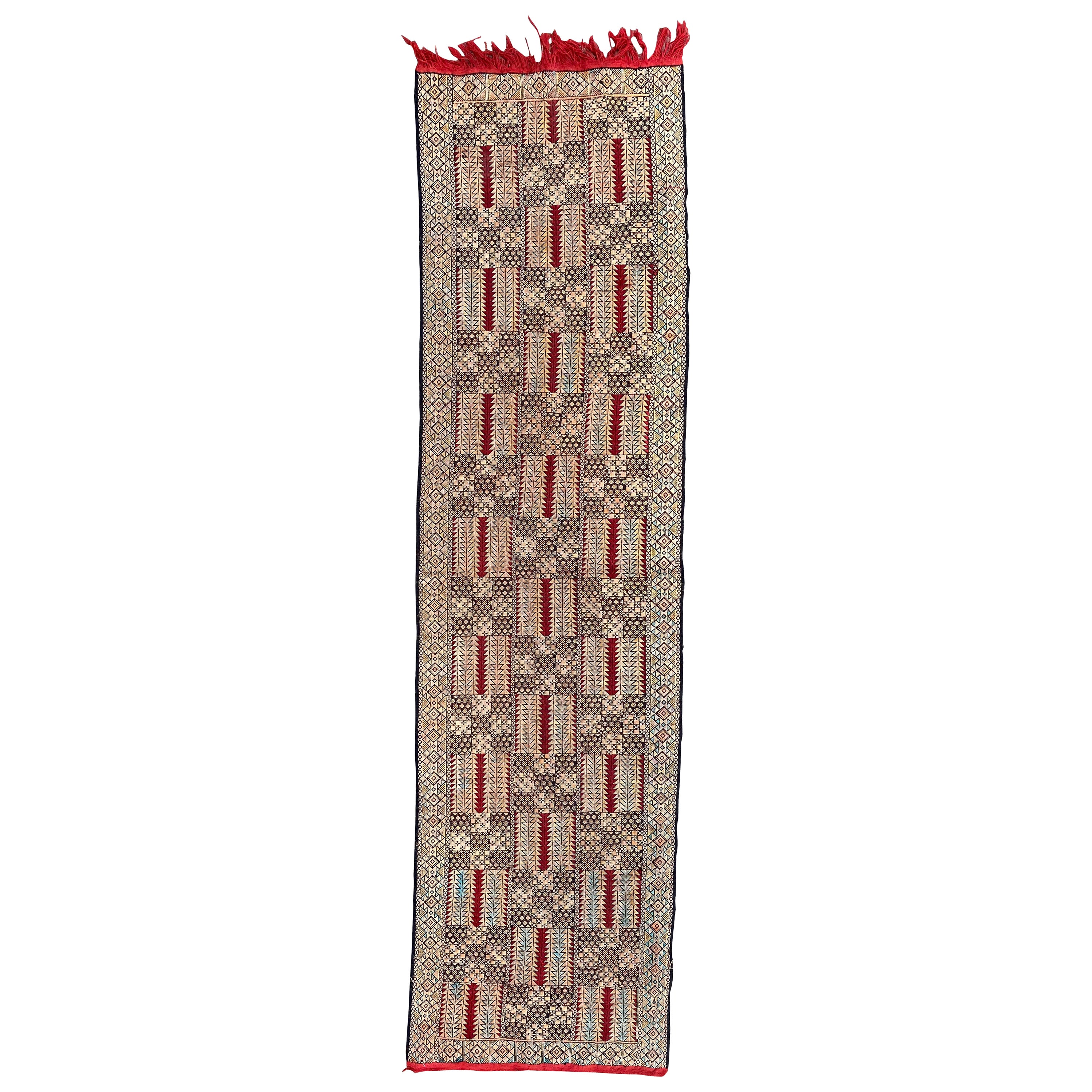 Bobyrug’s Beautiful Vintage Tribal Moroccan Runner