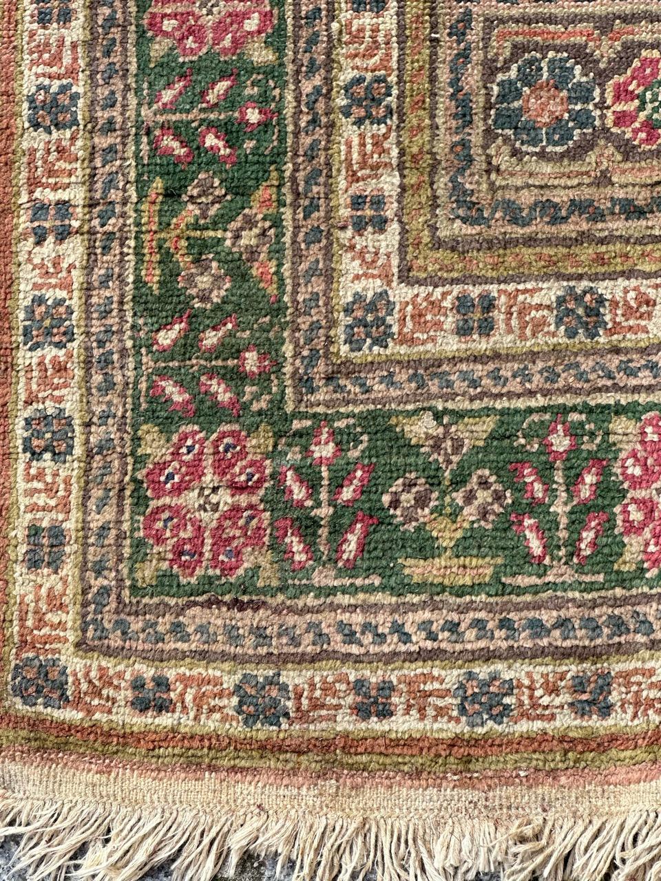 Bobyrug’s Beautiful vintage Turkish Kayseri silk rug  For Sale 7