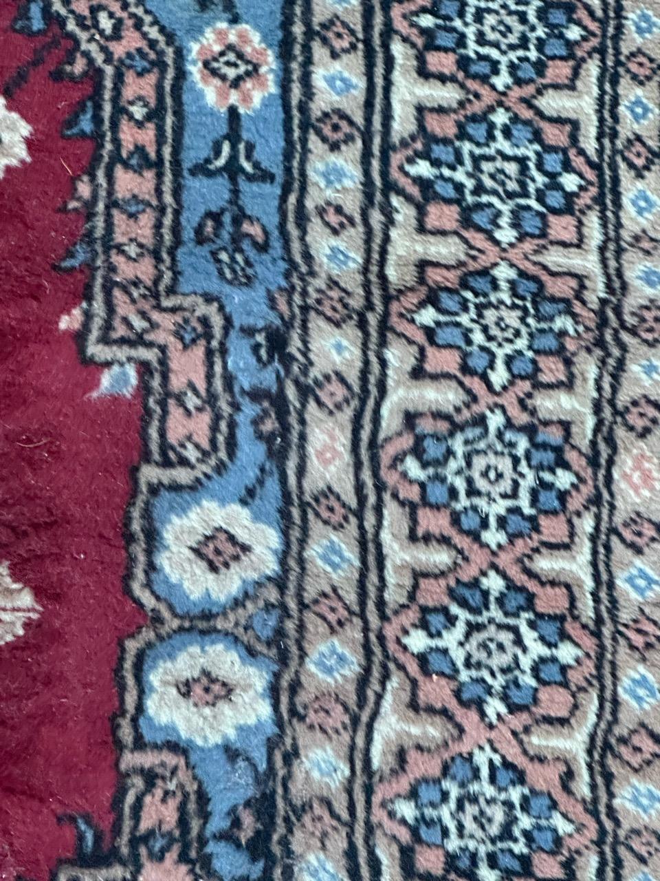 Bobyrug’s Beautiful vintage Turkmen style Pakistani rug  For Sale 4