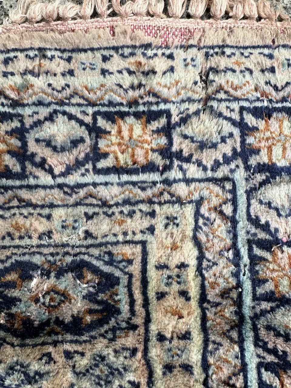 Bobyrug's Beautiful vintage Turkmen Stil pakistanischen Teppich  im Angebot 4