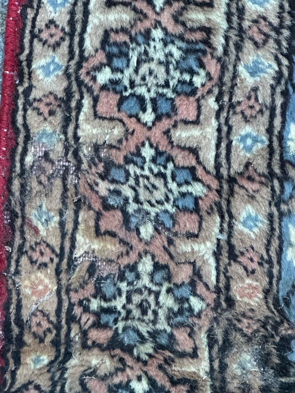 Bobyrug’s Beautiful vintage Turkmen style Pakistani rug  For Sale 9