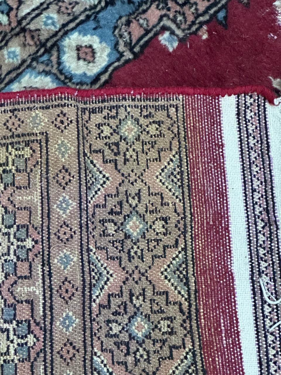 Bobyrug’s Beautiful vintage Turkmen style Pakistani rug  For Sale 10