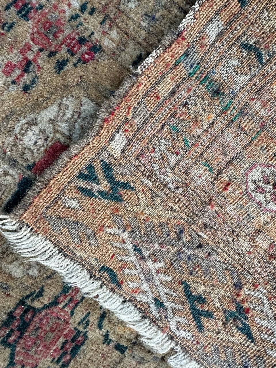 Bobyrug’s distressed antique Bokhara rug  For Sale 12