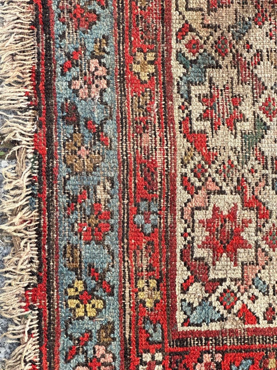 Bobyrug’s distressed antique malayer runner  For Sale 4