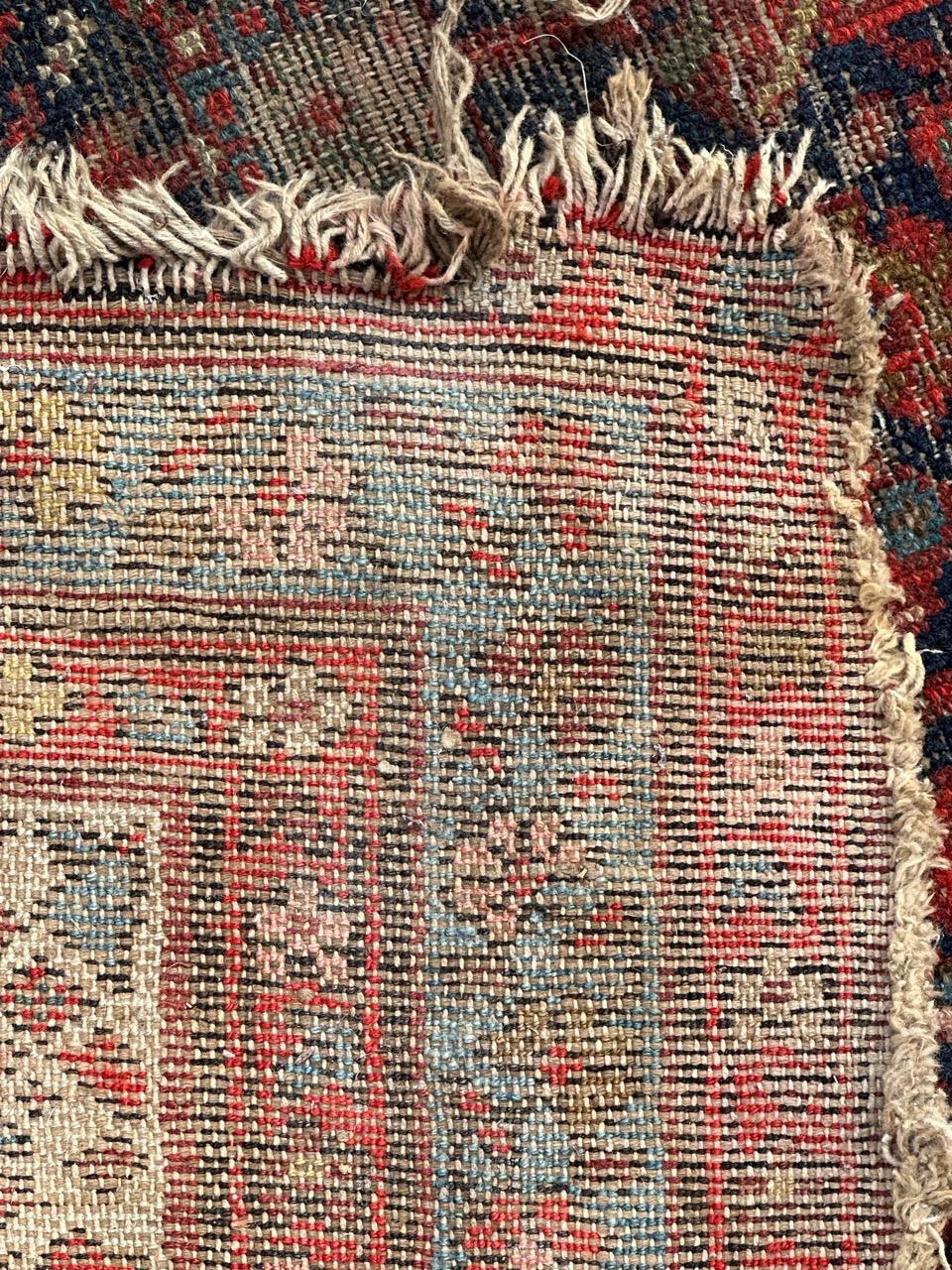 Bobyrug’s distressed antique malayer runner  For Sale 7