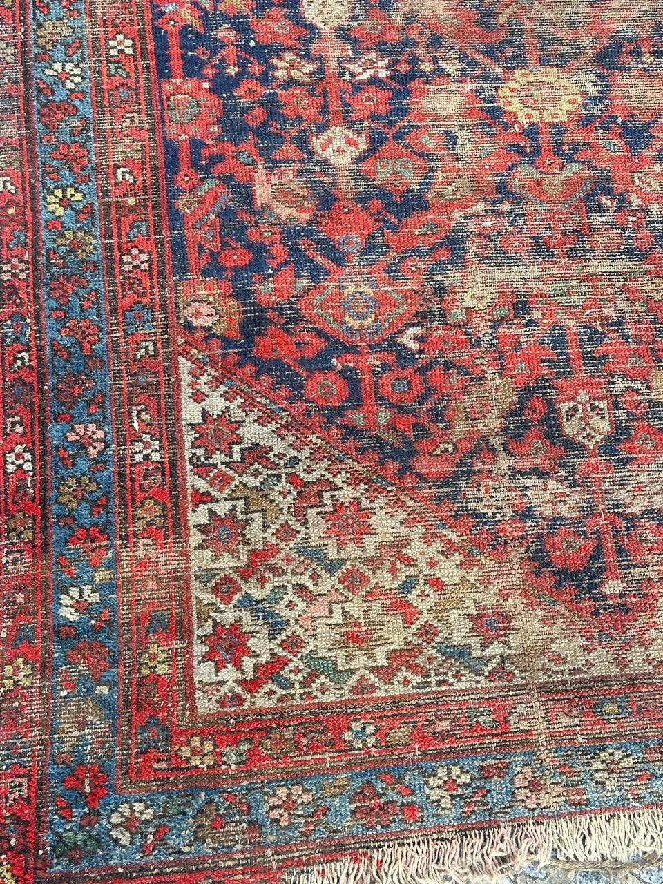 Malayer Bobyrug’s distressed antique malayer runner  For Sale