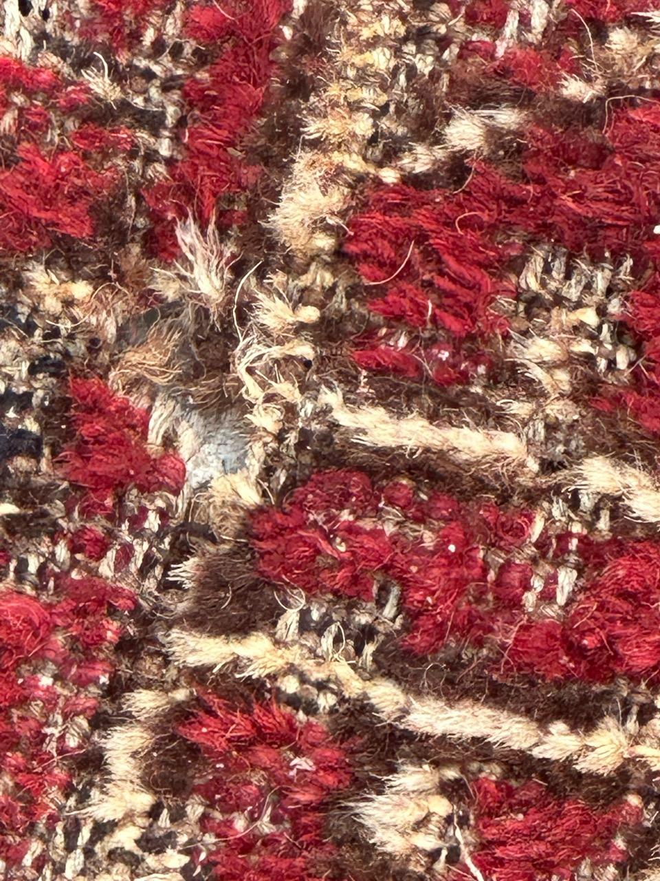 Distressed antique Turkmen rug For Sale 5